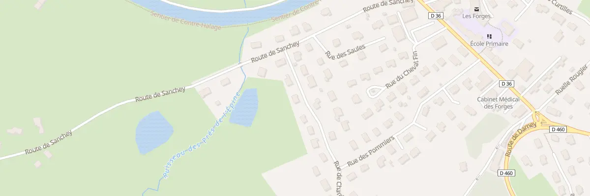 Plan du 6 Rue de Chardane aux Forges