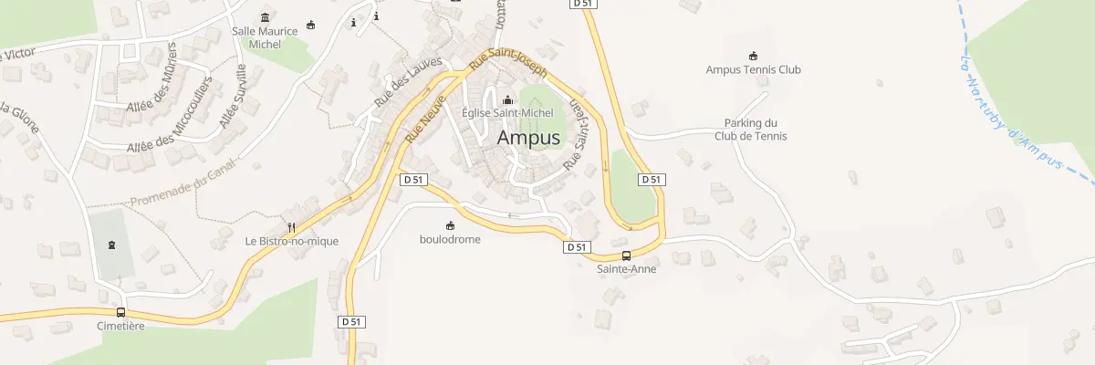 Plan du 5329 Rue Saint-jean à Ampus