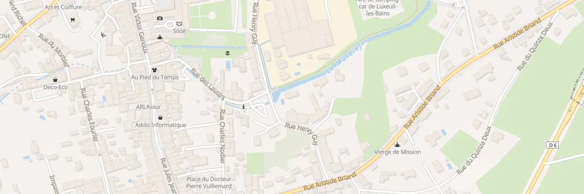 Plan du 22 Rue Henri Guy à Luxeuil-les-Bains