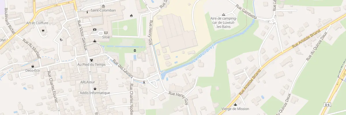 Plan du 18 Rue Henri Guy à Luxeuil-les-Bains