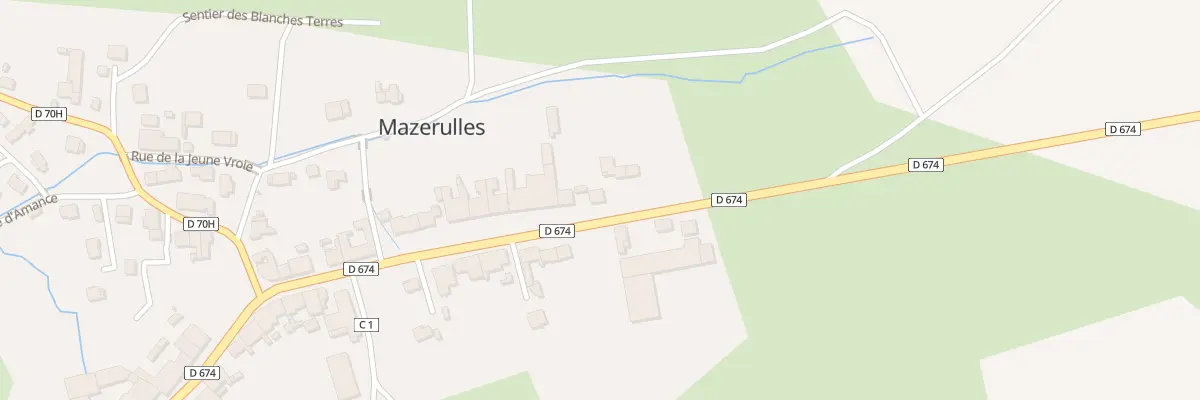 Plan du 17 Rue de Château Salins à Mazerulles