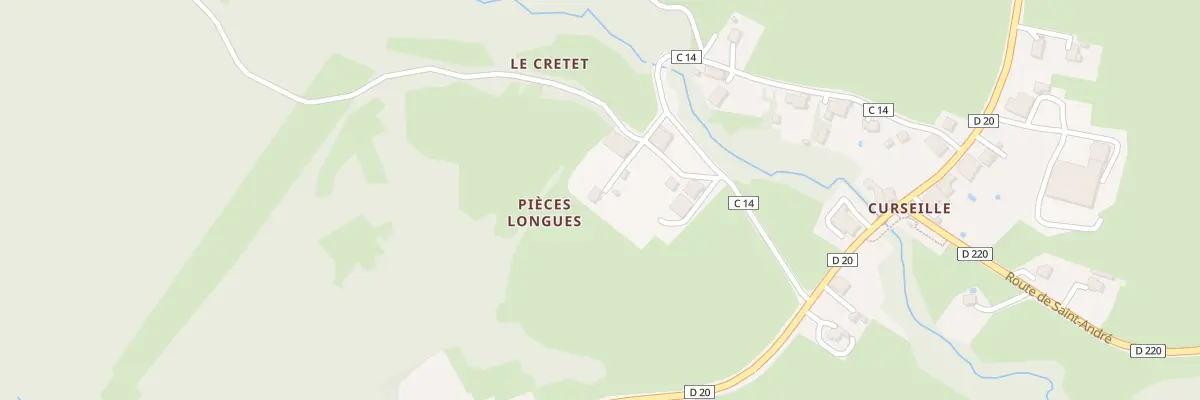 Plan du 310 Rte de Curseille à Saint-André-de-Boëge