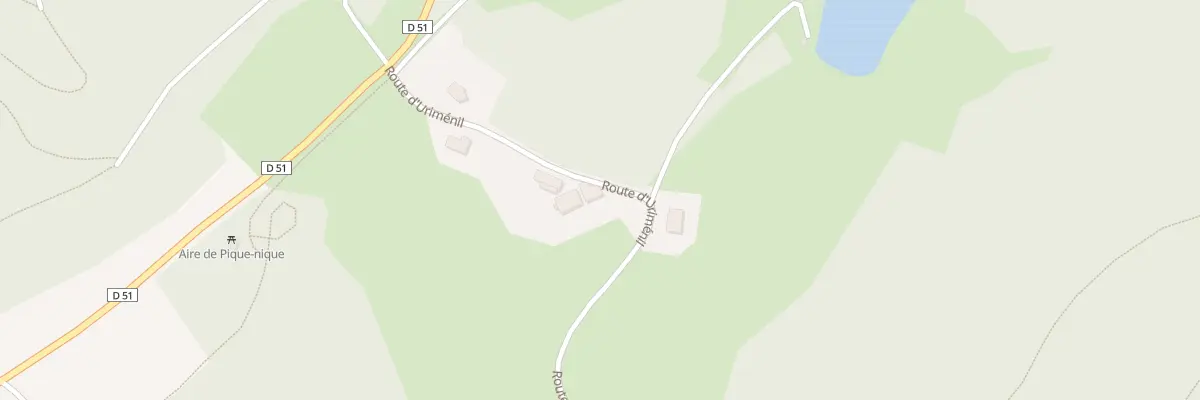 Plan du 210 Rte d’Uriménil à Renauvoid