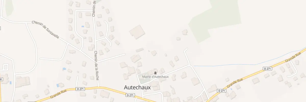 Plan du 3 Rue de la Fontaine à Autechaux