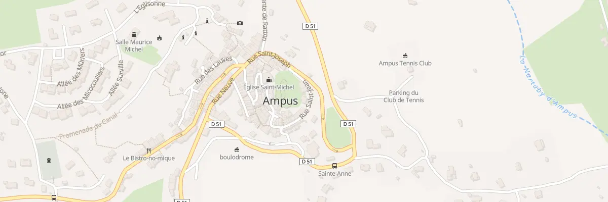 Plan du 5280 Rue Saint-jean à Ampus