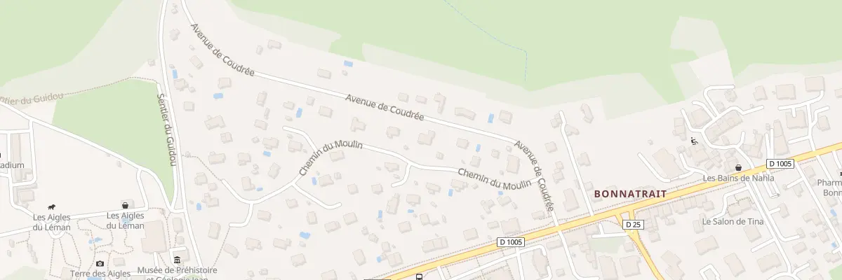Plan du 9A Av de Coudrée à Sciez