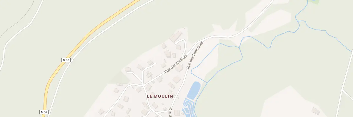 Plan du 11 Rue des Maillots à Jougne