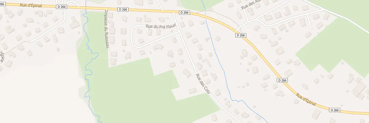 Plan du 6 Rue des Cots à Uxegney
