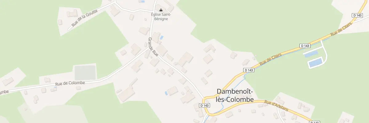 Plan du 4 Grande Rue à Dambenoît-lès-Colombe