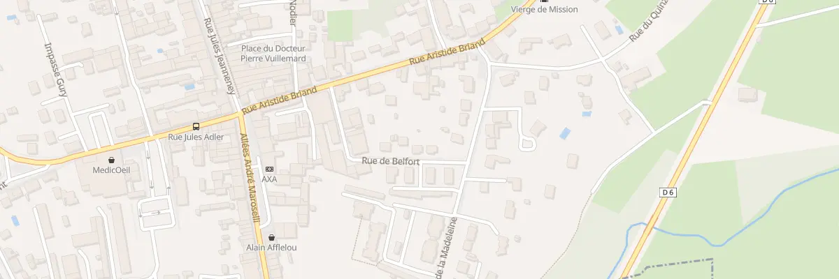Plan du 14 Rue de Belfort à Luxeuil-les-Bains