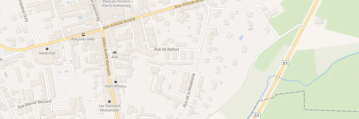 Plan du 7 Rue de Belfort à Luxeuil-les-Bains
