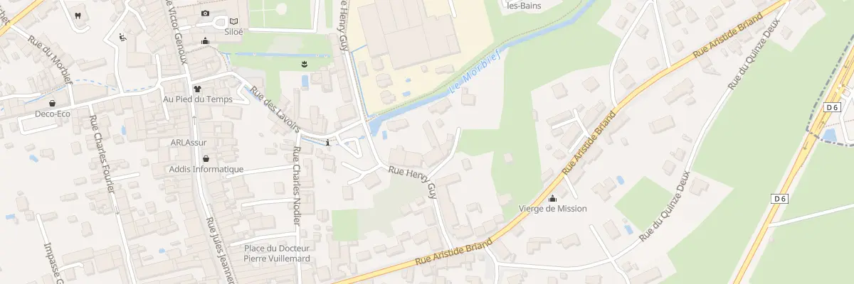 Plan du 28 Rue Henri Guy à Luxeuil-les-Bains