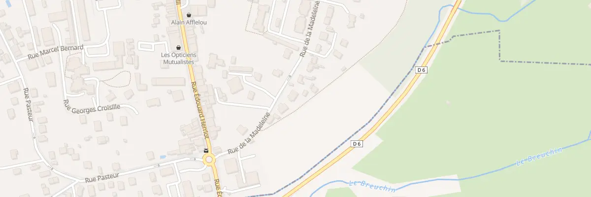 Plan du 28 Rue de la Madeleine à Luxeuil-les-Bains