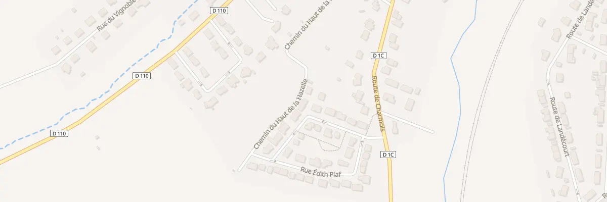 Plan du 17 Rue Edith Piaf à Damelevières