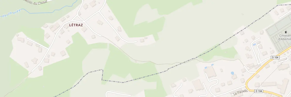 Plan du 467 Rte de Létraz à Pallud