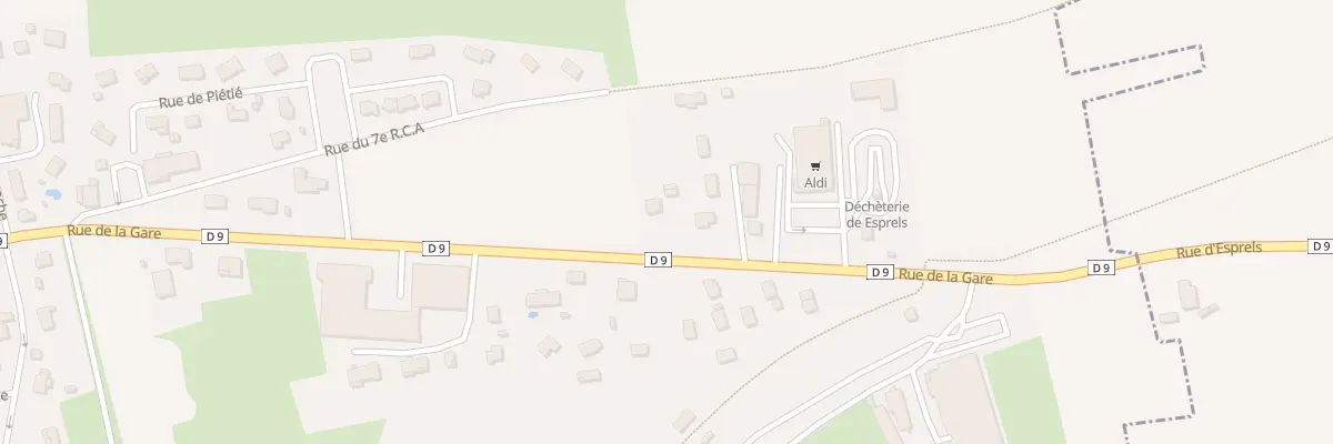 Plan du 37 Rue de la Gare à Esprels