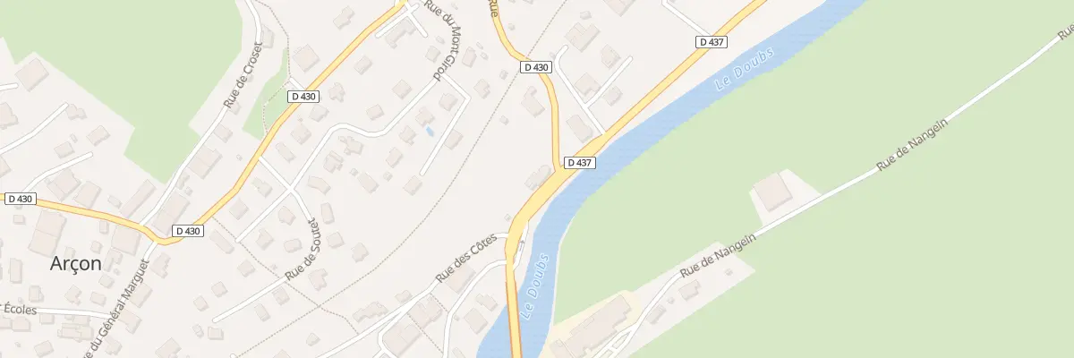 Plan du 1 Gr Grande Rue à Arçon