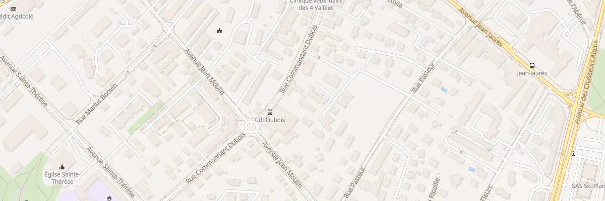 Plan du 32C Rue pasteur à Albertville