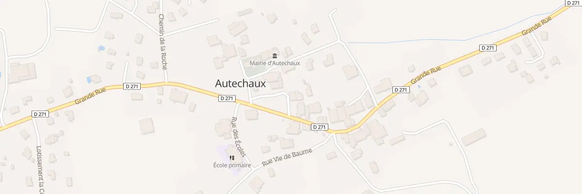 Plan du 19 Gr Grande Rue à Autechaux