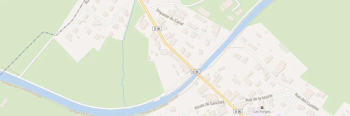 Plan du 35 Rte de Mirecourt aux Forges