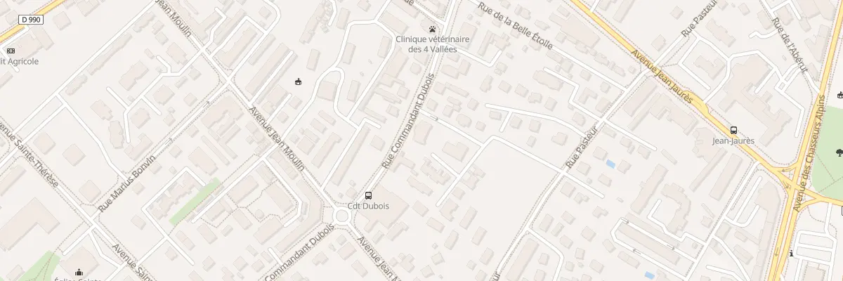 Plan du 235 Rue du Cdt Dubois à Albertville