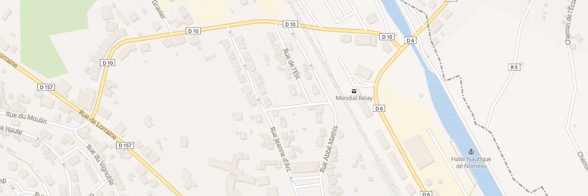 Plan du 1 Rue de l’Est à Nomexy