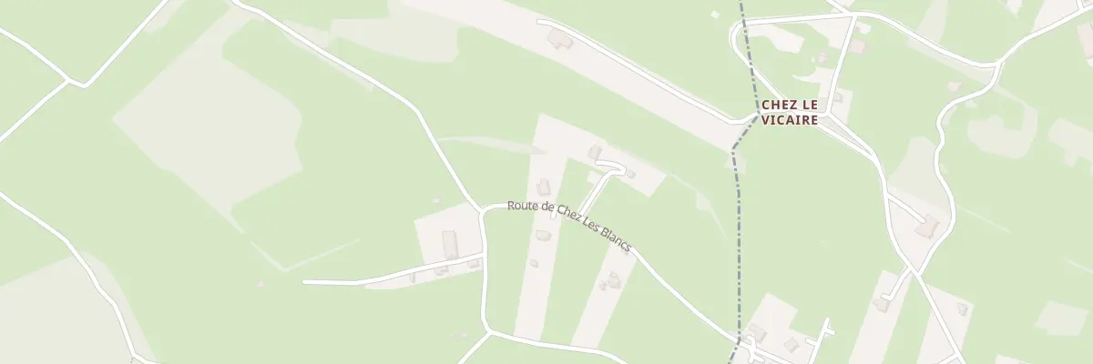 Plan du 216 Rte de Chez les Blancs à Faucigny