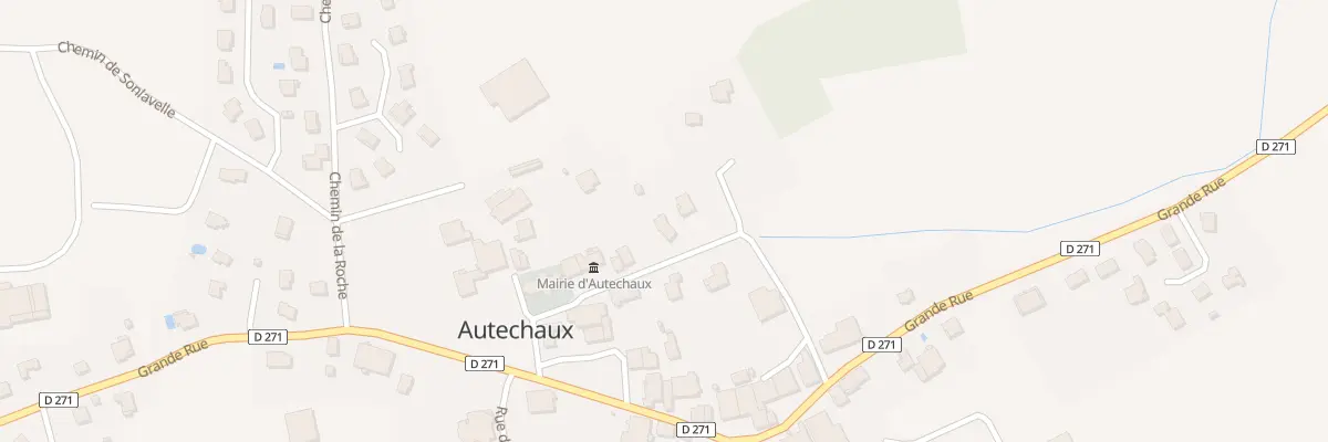 Plan du 7 Rue de la Fontaine à Autechaux
