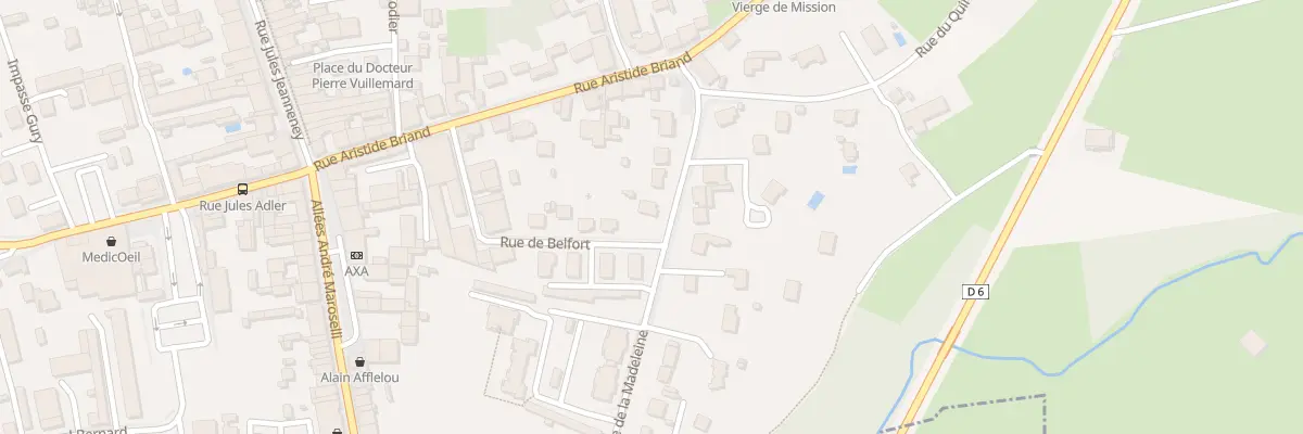 Plan du 7 Rue de la Madeleine à Luxeuil-les-Bains