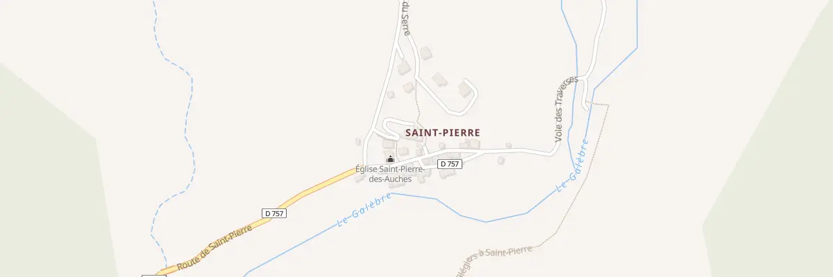 Plan du 5016 Saint Pierre à Beaujeu