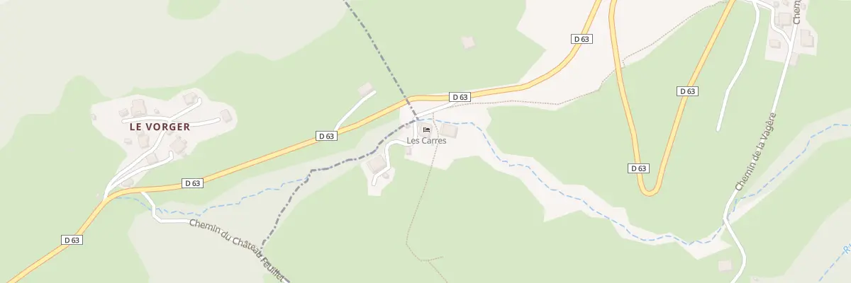 Plan du 77 Che des Carres à Thénésol