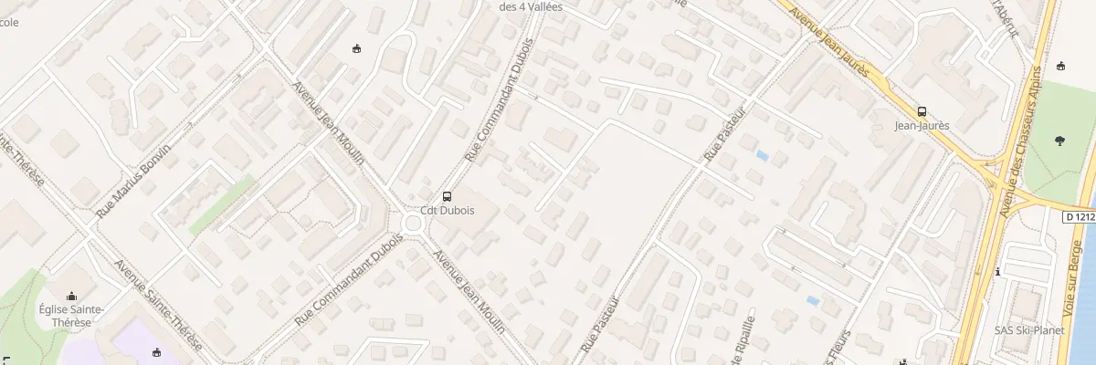Plan du 22B Rue pasteur à Albertville