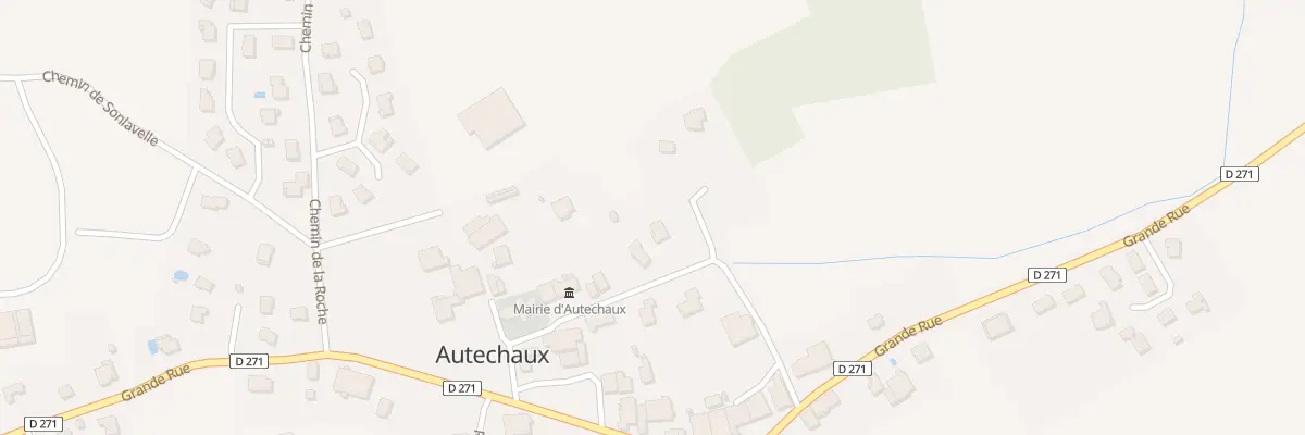 Plan du 9 Rue de la Fontaine à Autechaux