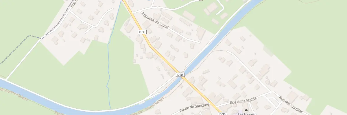 Plan du 36 Rte de Mirecourt aux Forges