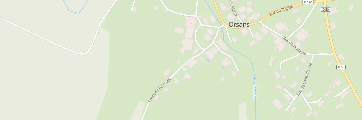 Plan du 8 Rte de Belmont à Orsans