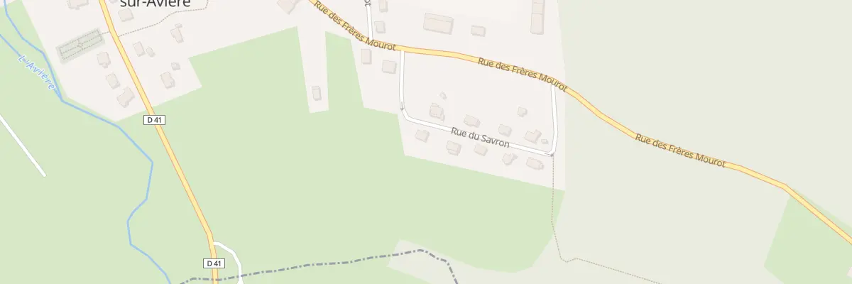 Plan du 201 Rue du Savron à Domèvre-sur-Avière