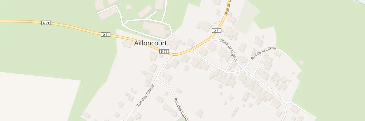 Plan du 36 Rue de Luxeuil à Ailloncourt