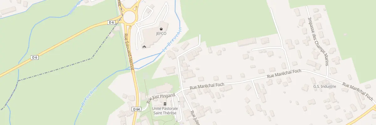 Plan du 23 Rue Jules Ferry à Saint-Sauveur