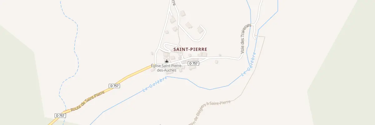 Plan du 5022 Saint Pierre à Beaujeu