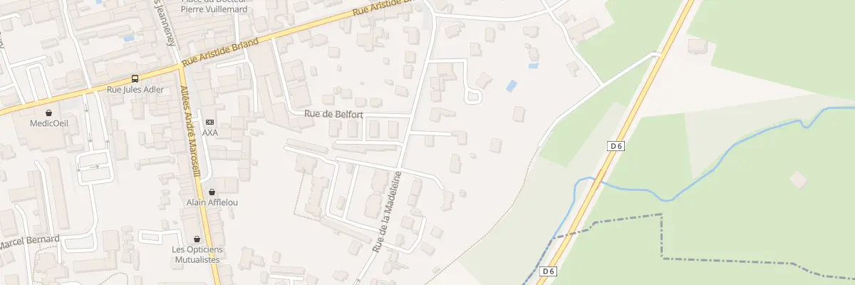 Plan du 10B Rue de la Madeleine à Luxeuil-les-Bains