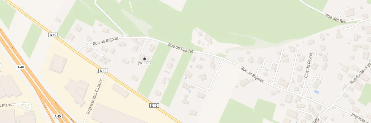 Plan du 33 Imp des Roseaux à Saint-Pierre-en-Faucigny