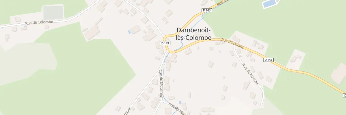 Plan du 2 Rue d’Adelans à Dambenoît-lès-Colombe