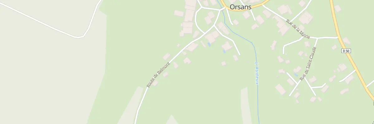 Plan du 7 Rte de Belmont à Orsans