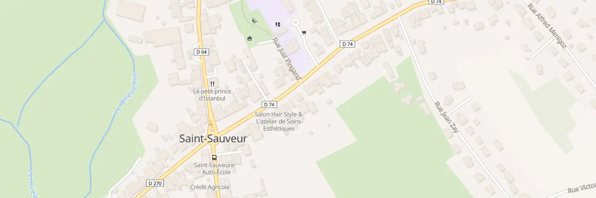 Plan du 23 Av Georges Clémenceau à Saint-Sauveur