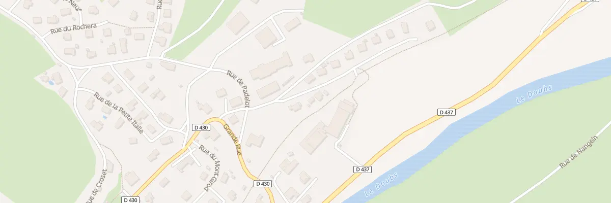 Plan du 2 Rue du Dovernier à Arçon