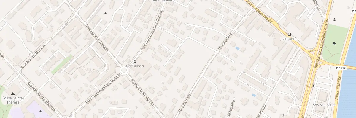 Plan du 22T Rue pasteur à Albertville