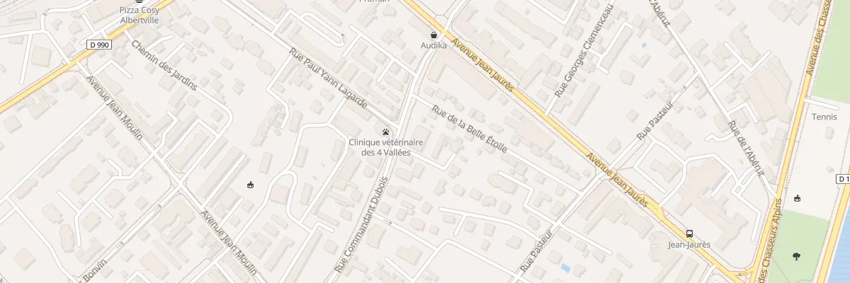 Plan du 123 Rue du Cdt Dubois à Albertville