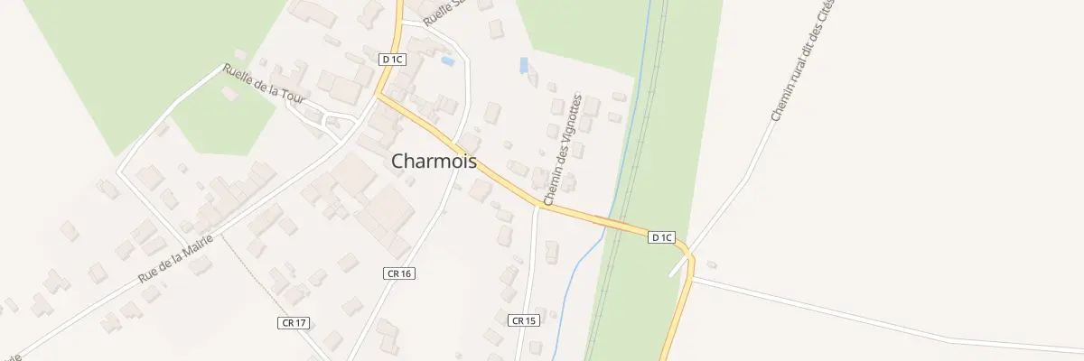Plan du 9 Rte de Méhoncourt à Charmois