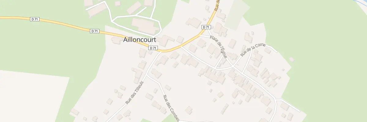 Plan du 37 Grande Rue à Ailloncourt