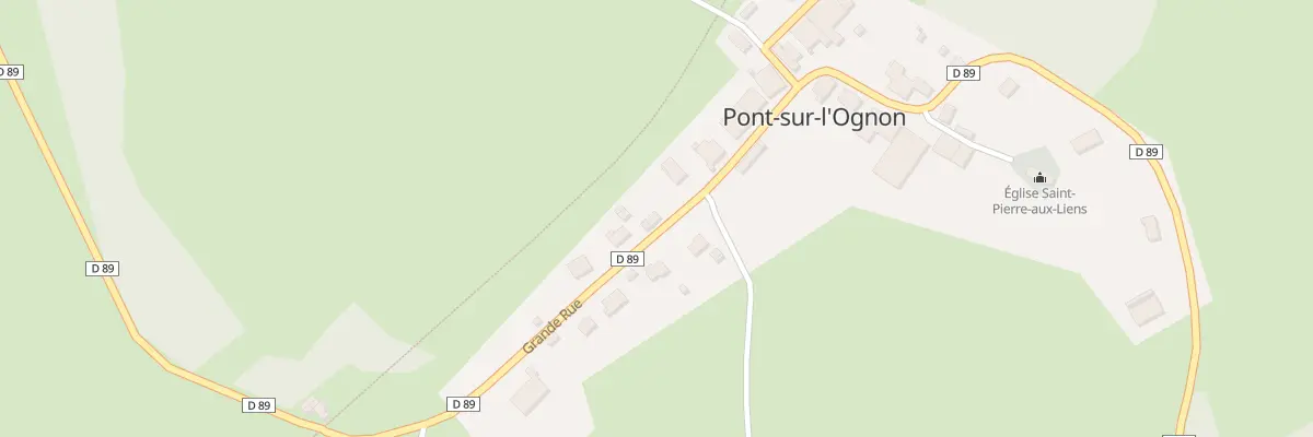 Plan du 9 Grande Rue à Pont-sur-l’Ognon